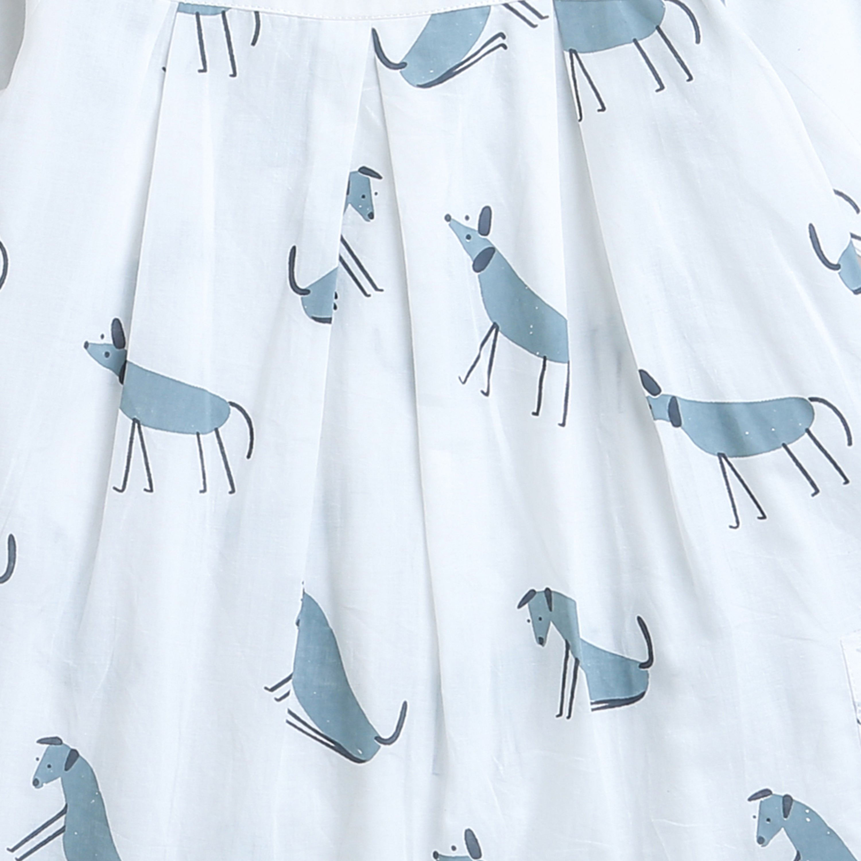 ‘A Mute of Dogs ’ Dress with pockets