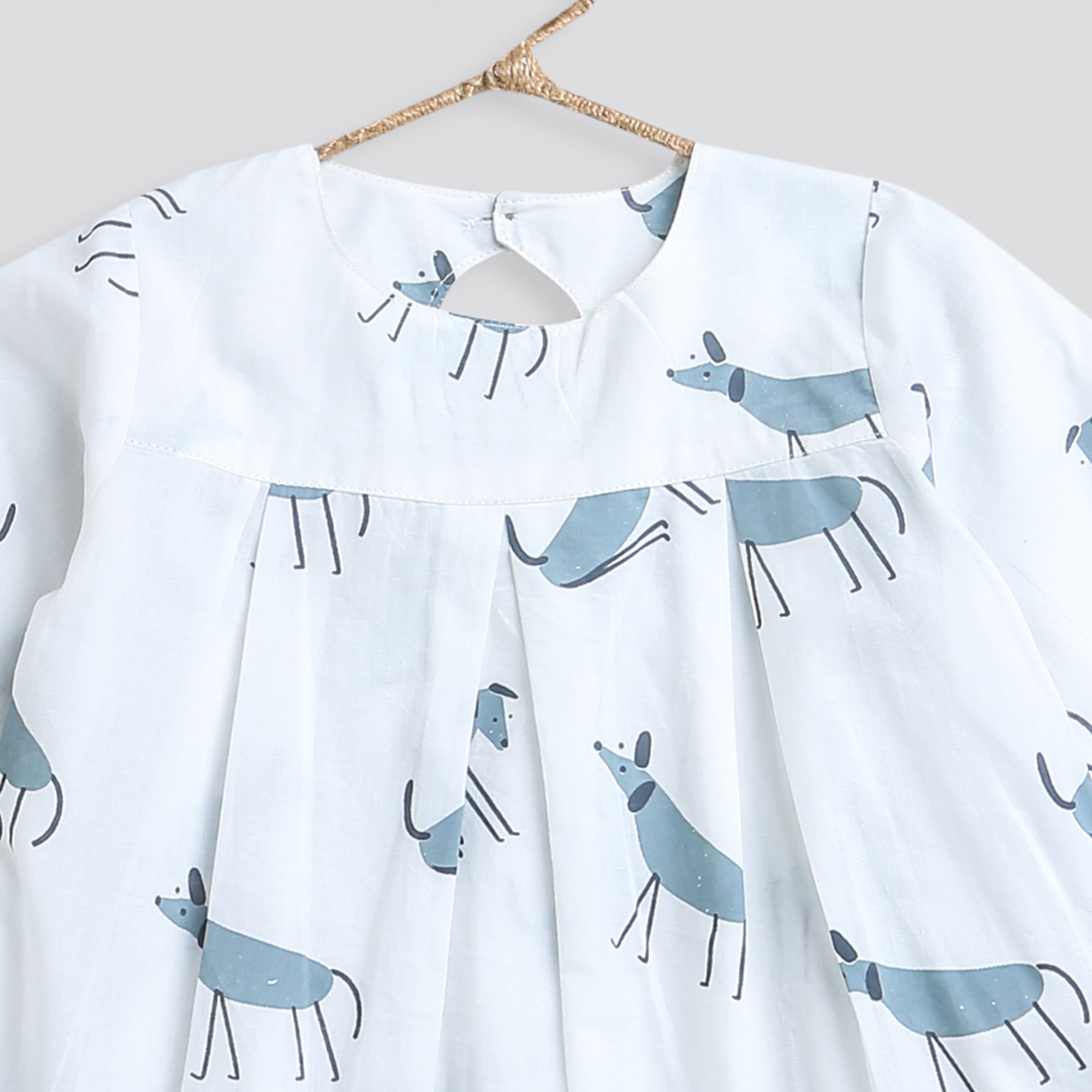 ‘A Mute of Dogs ’ Dress with pockets