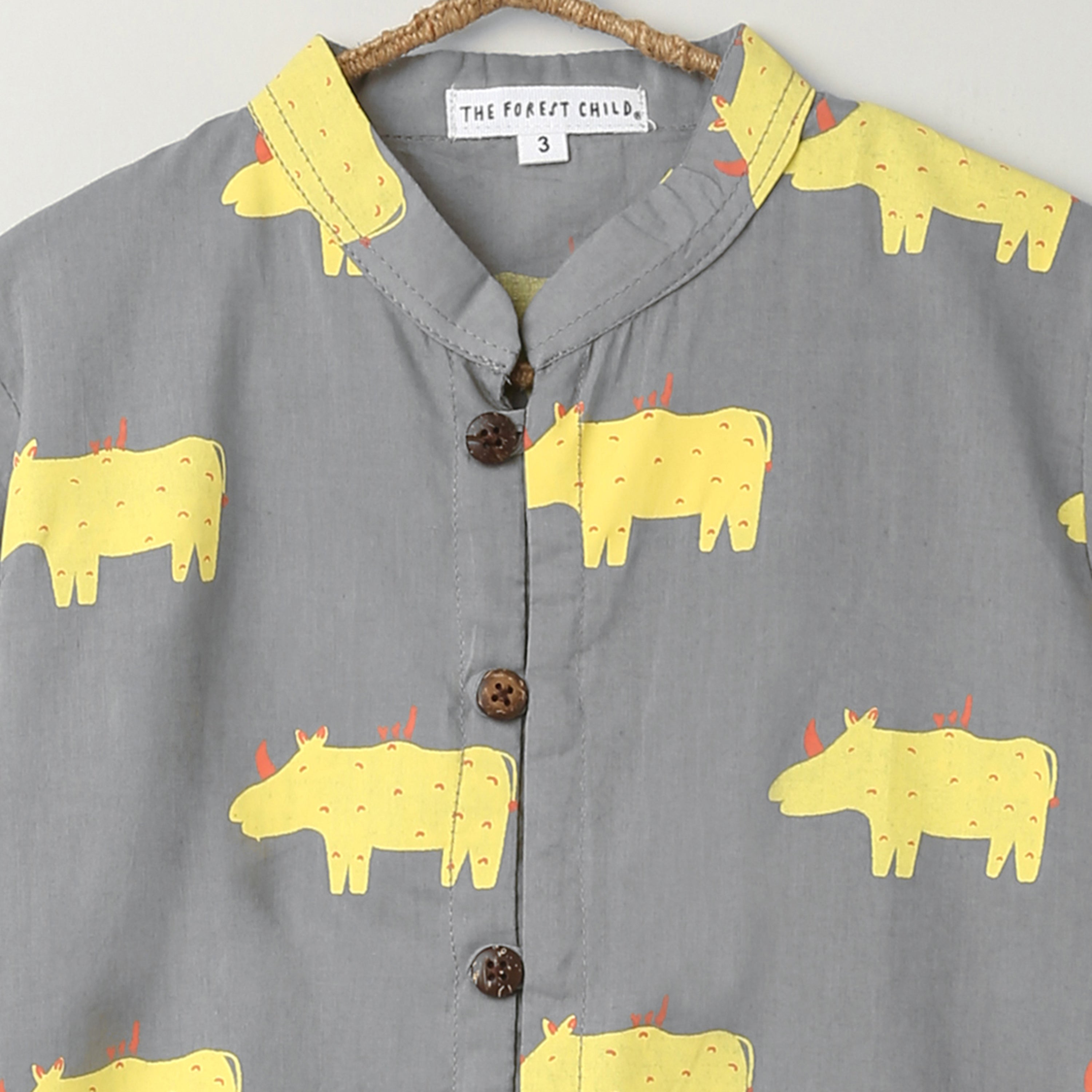 ' A Crash of Rhinoceros' Casual Kurta