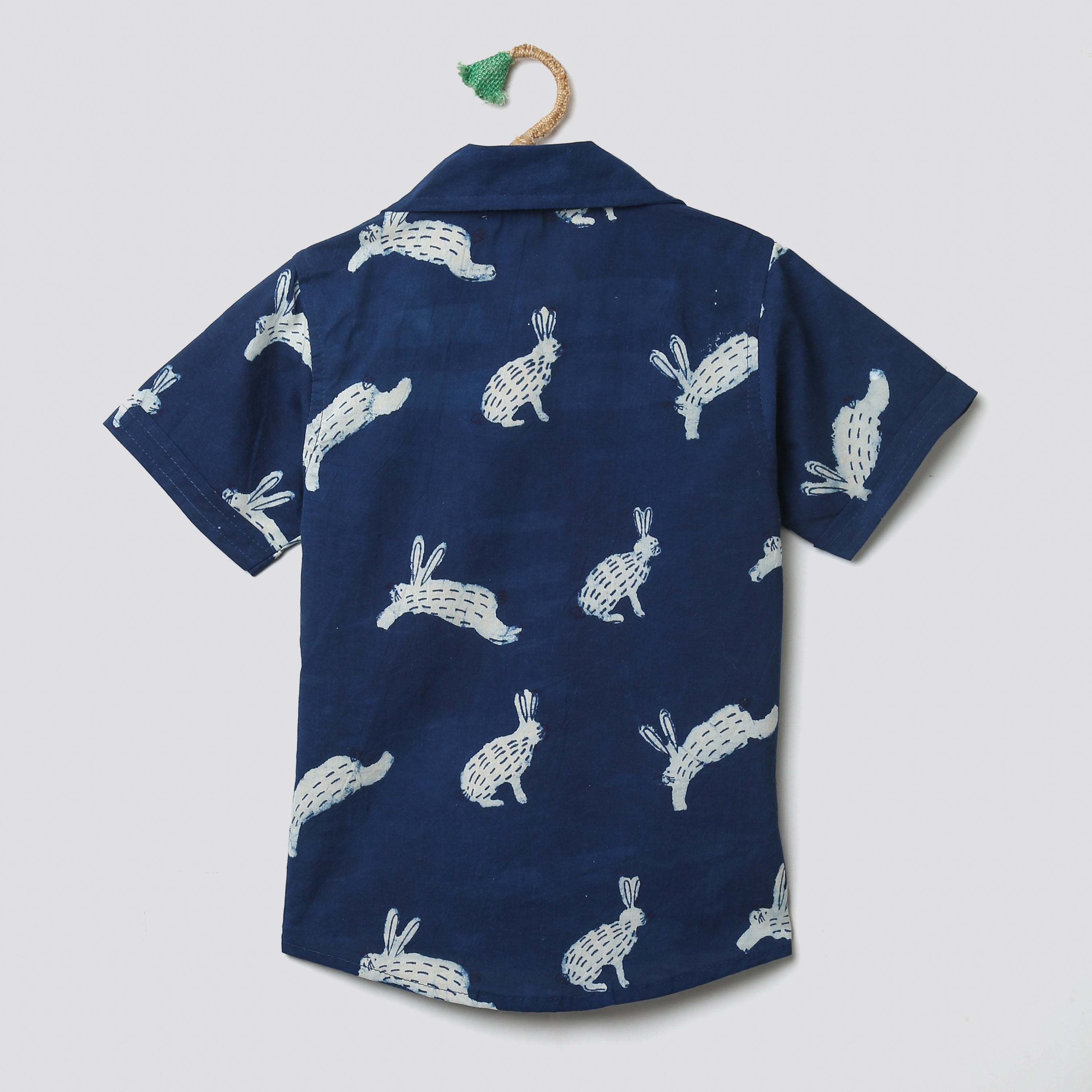 ' A Down of Hares’ Indigo Shirt