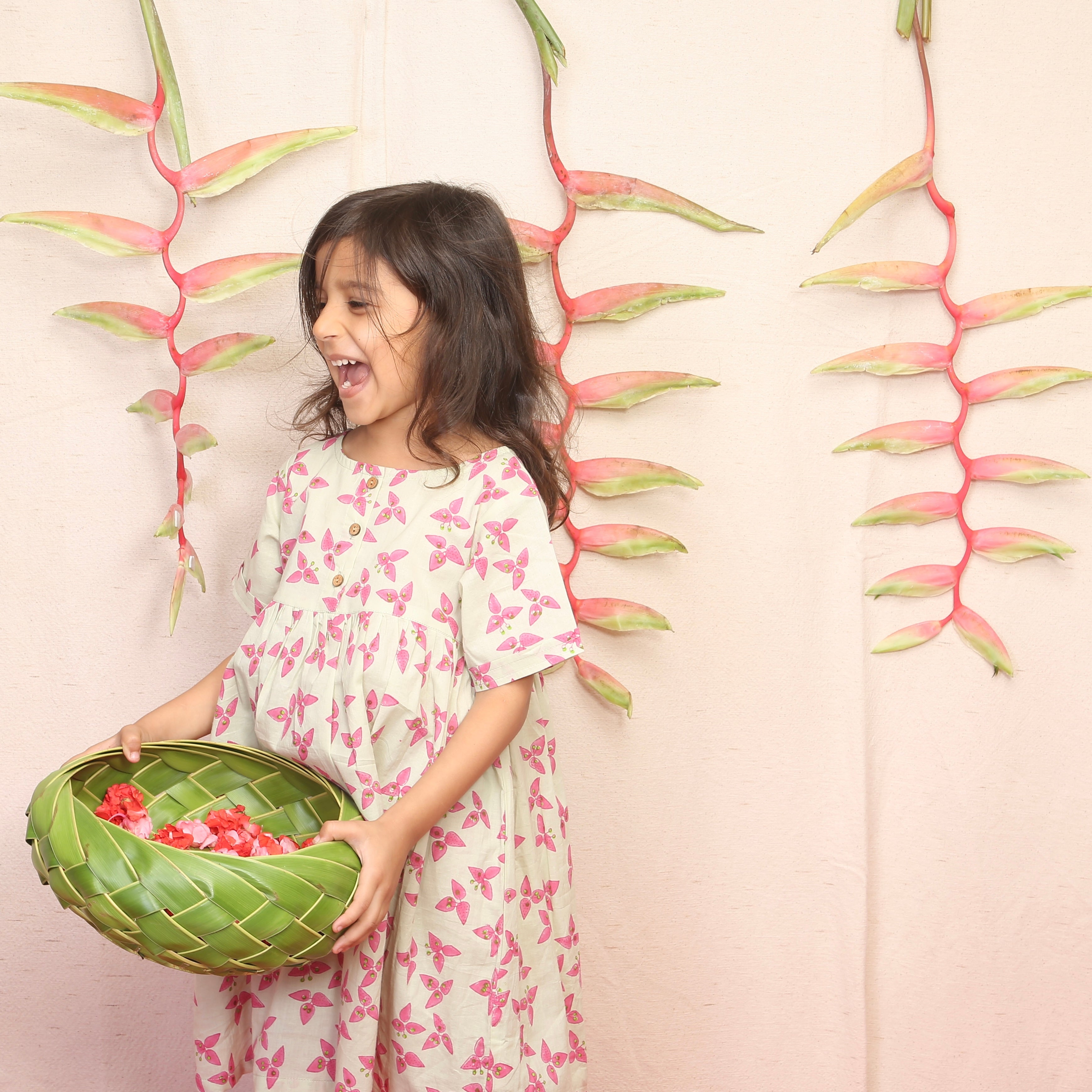 'A Cluster of Bougainvillea' - Casual Dress