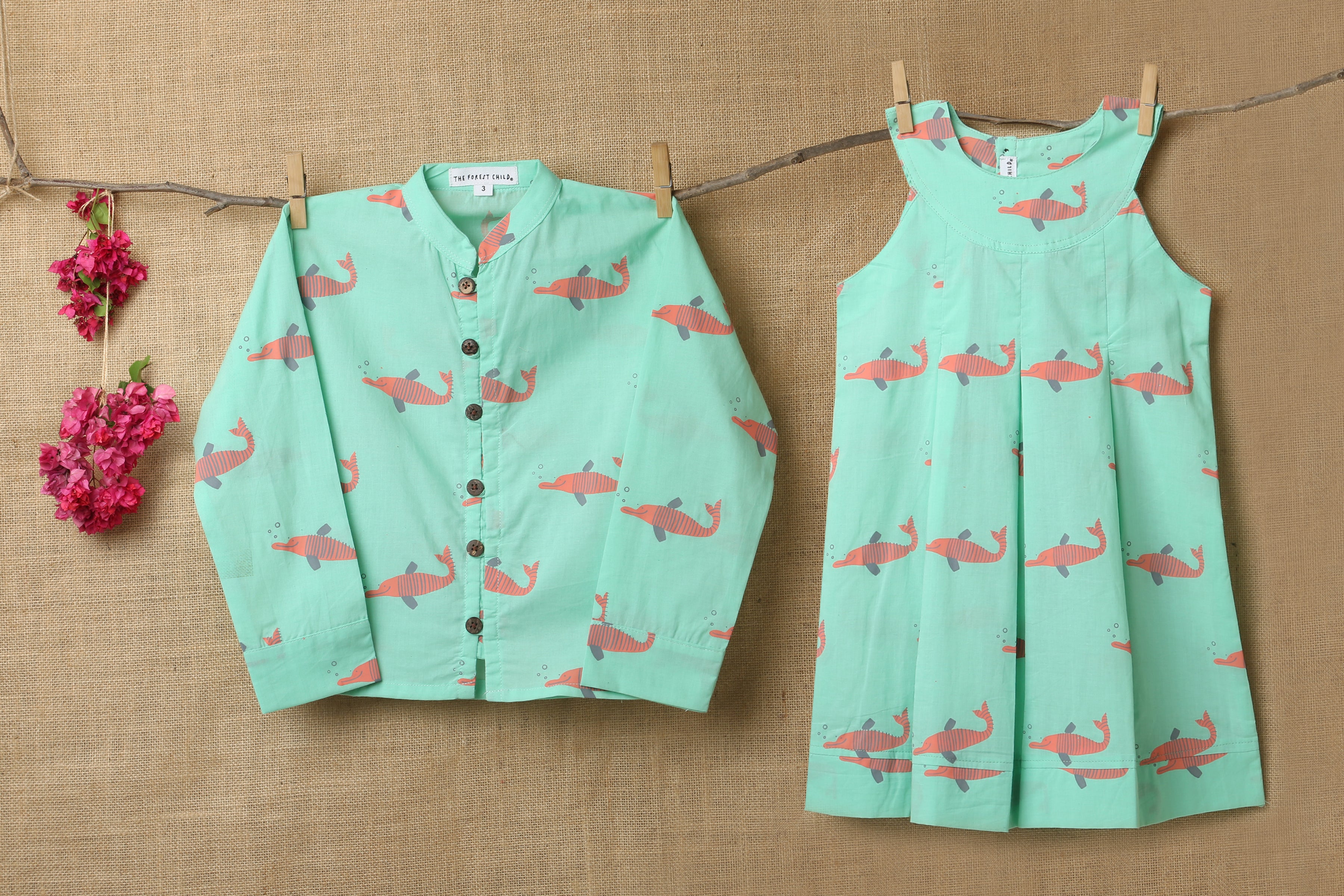 ‘A Pod Of Dolphins’ Breezy Dress