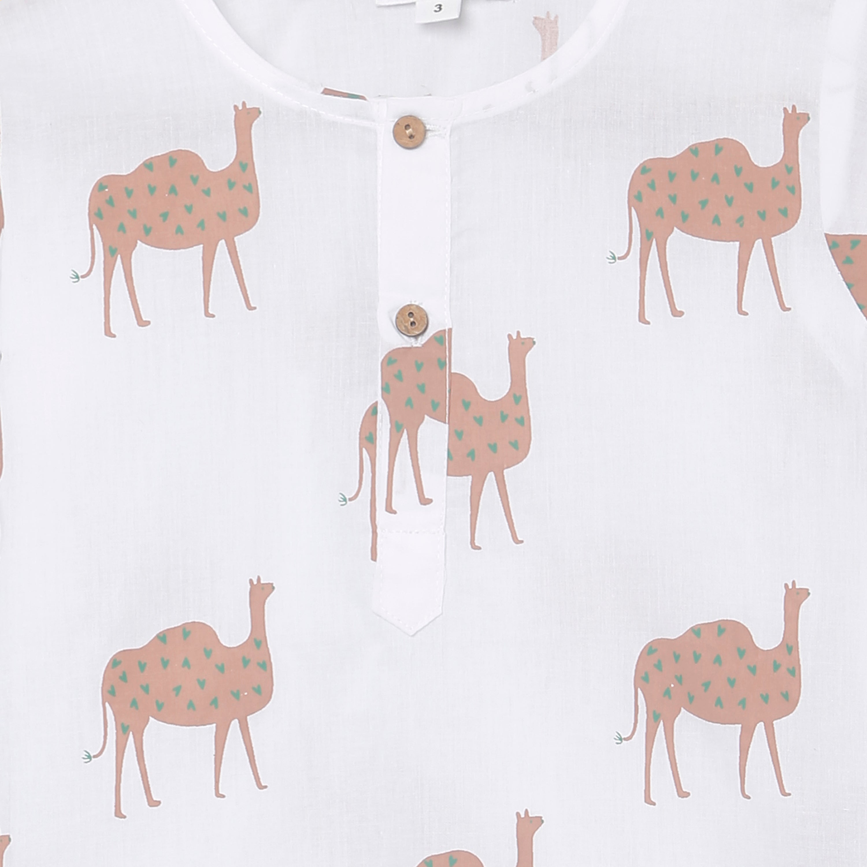'A Caravan of Camels' Kurta Pyjama Set
