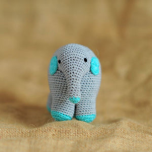 'Rana-the Elephant' Handcrafted Playmate in Sea Green