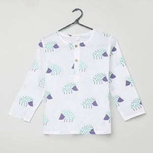'A Prickle of Hedgehogs' Kurta Pyjama Set- New Colour