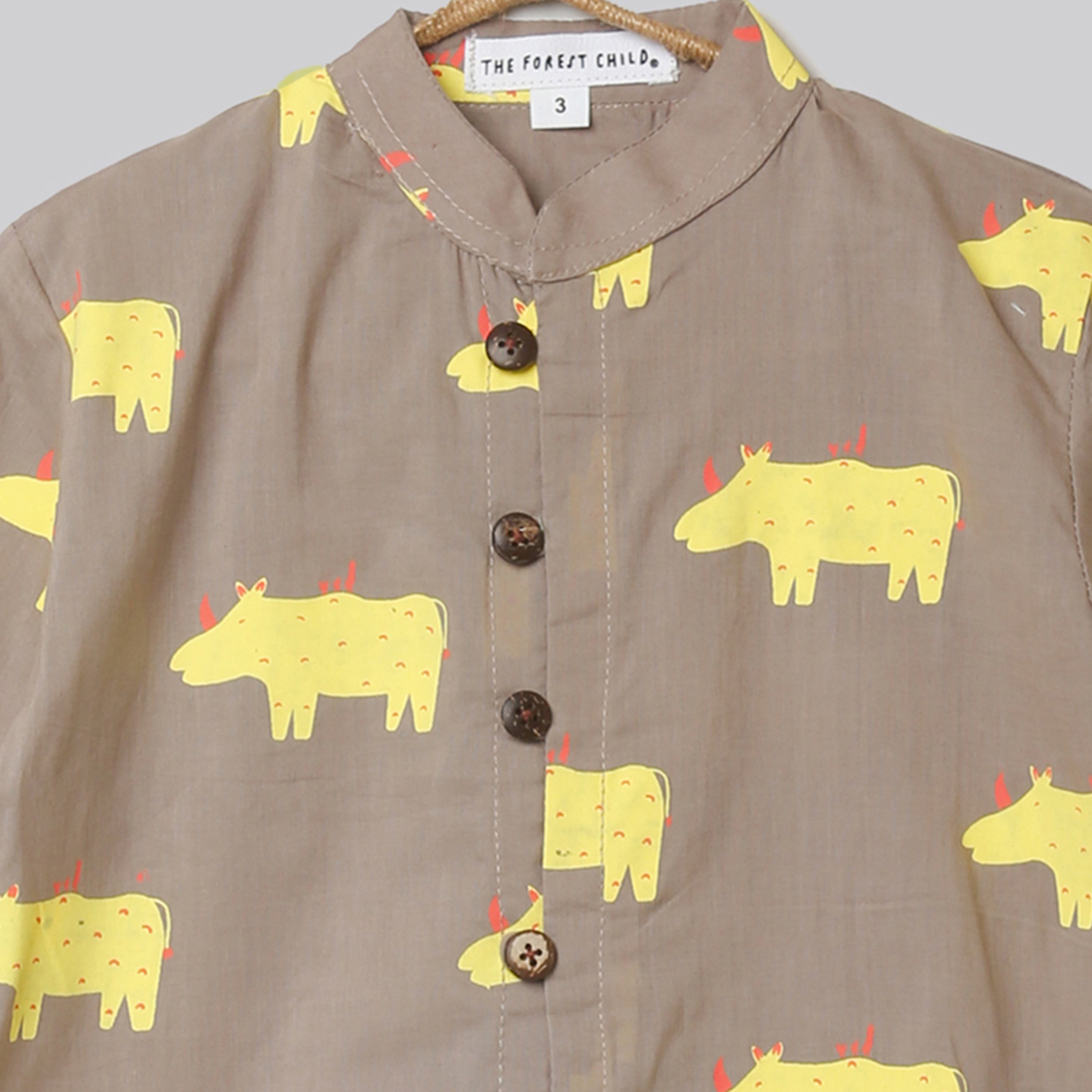 ' A Crash of Rhinoceros' Casual Kurta