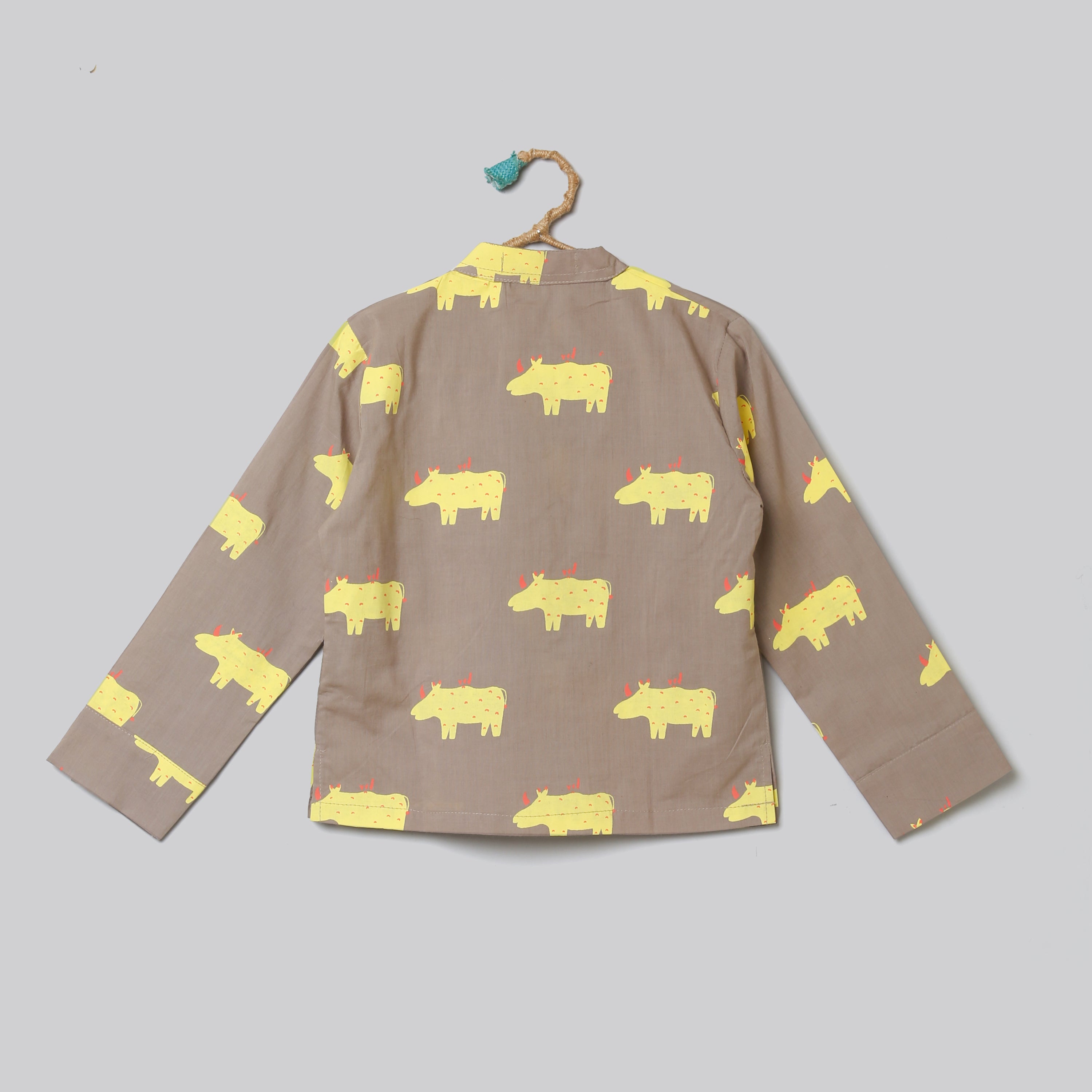 ' A Crash of Rhinoceros' Casual Kurta