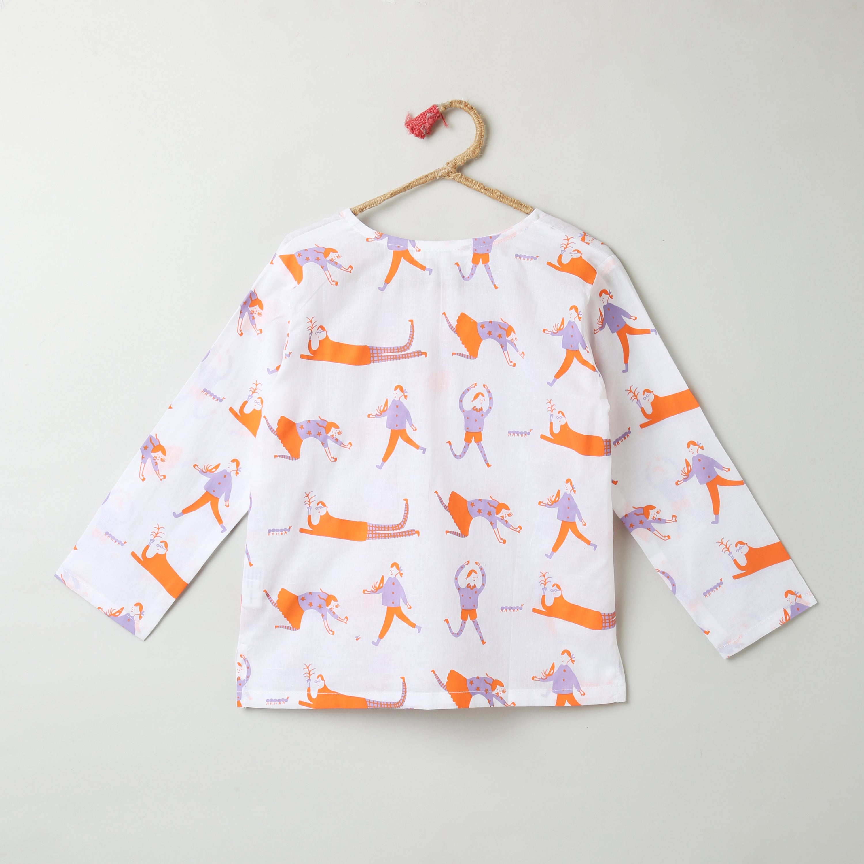 'Children of the Forest' Kurta Pyjama Set- Colour Option 1